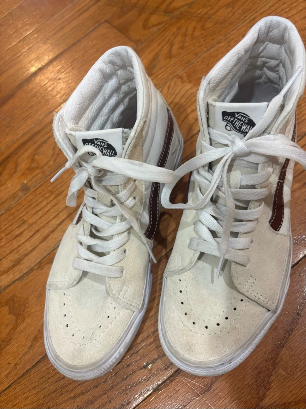 Vans Sk8-Hi Classic Sport sneakers White Port Royal Woman’s 7 Men’s 5.5